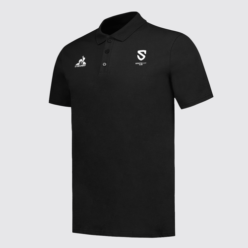 Polo noir joueur SRC