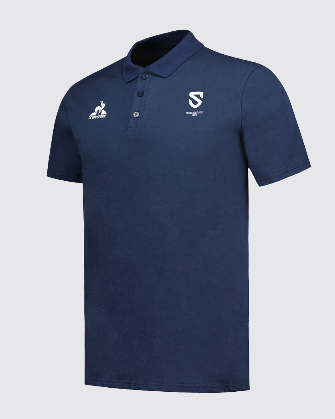 Polo bleu staff SRC
